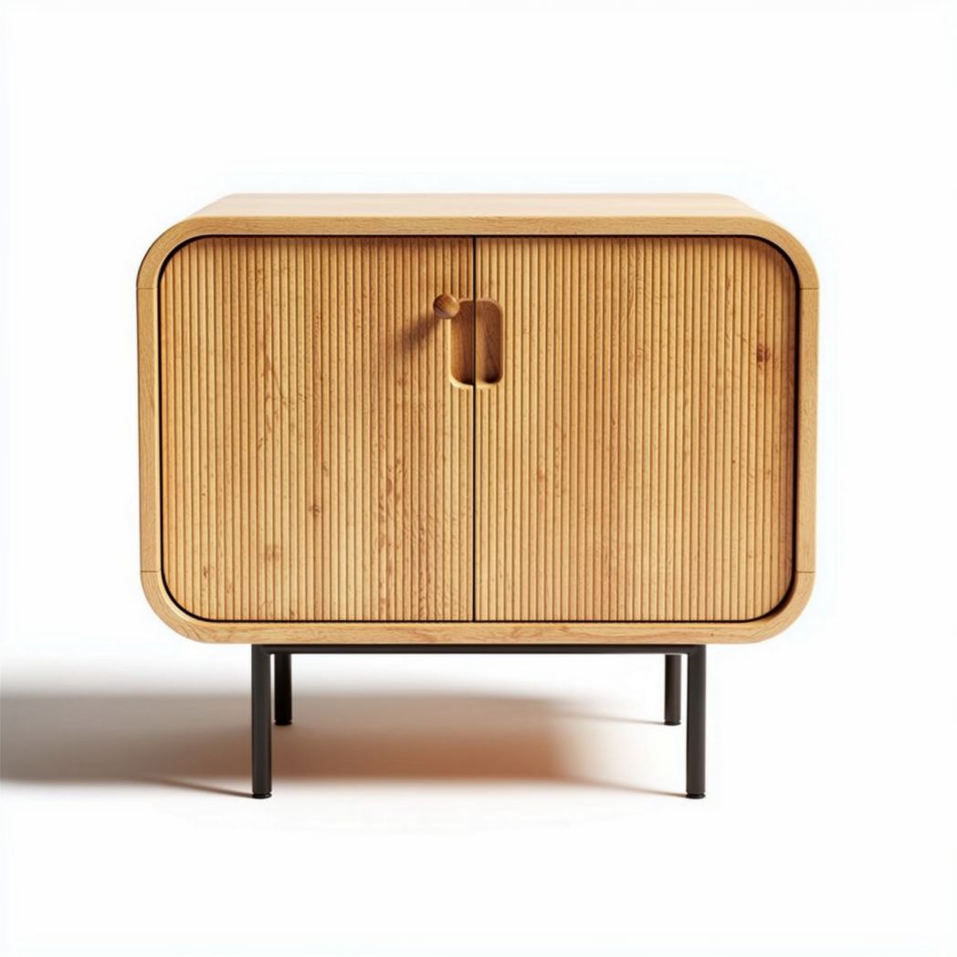 Bamboo Side Table for Living Room Use - 50 x 35 x 40cm