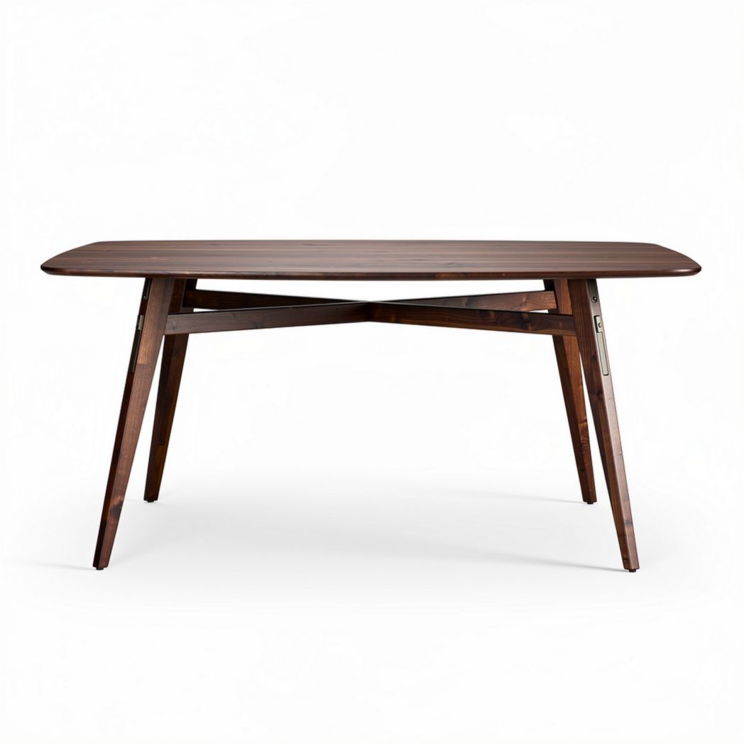 Wooden Dining Table – Suitable for Family Meals and Gatherings, Made of Solid Wood, Dimensions 150 x 75 x 75cm