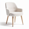 Soft Upholstered Accent Chair for Living Room Use, Metal Legs, 60 x 55 x 70cm