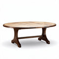 Oval Dining Table – Suitable for Dining Rooms and Gatherings – Solid Wood – 150 x 90 x 75cm