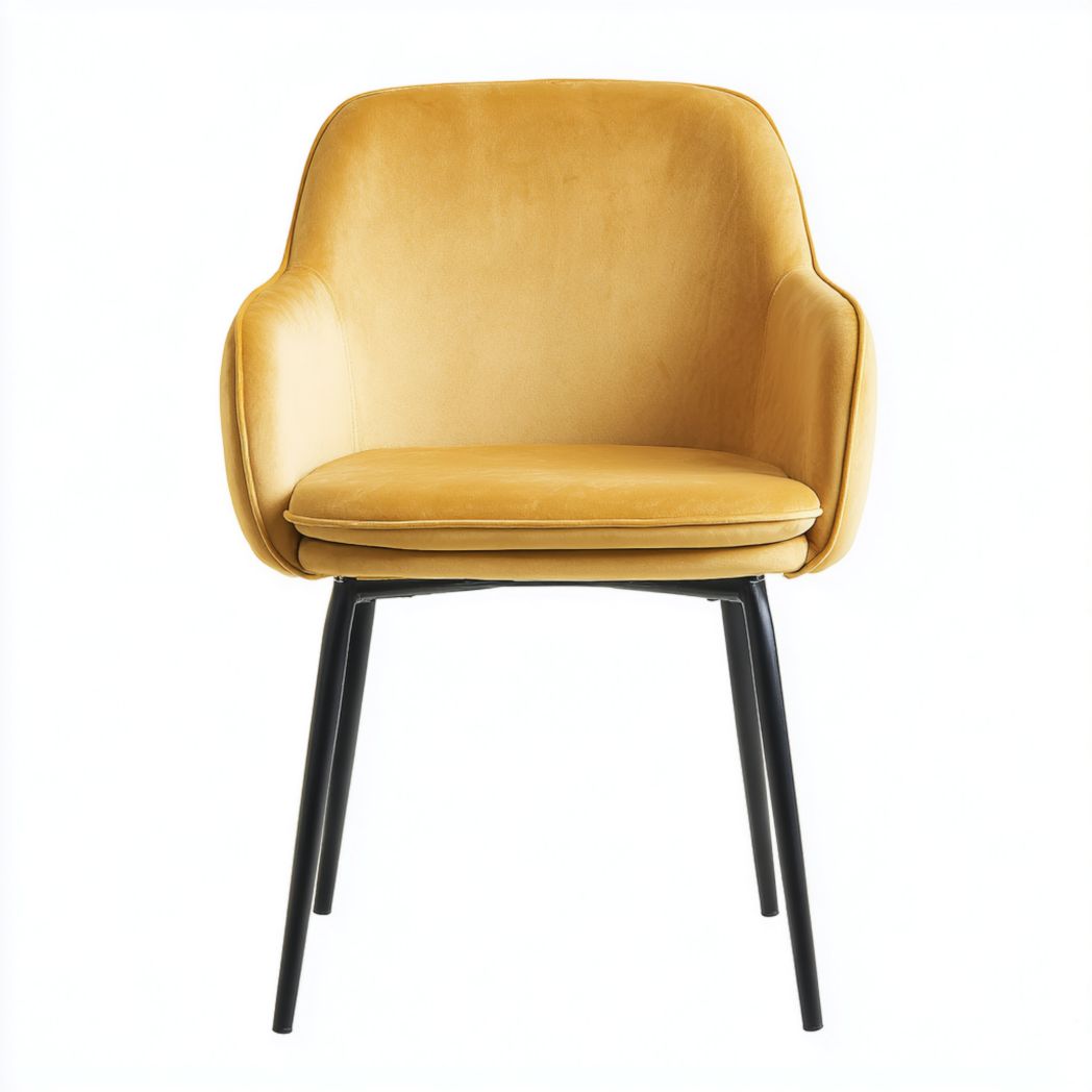 Fabric Dining Chair for Home Use – Steel Frame – 80 x 65 x 85cm