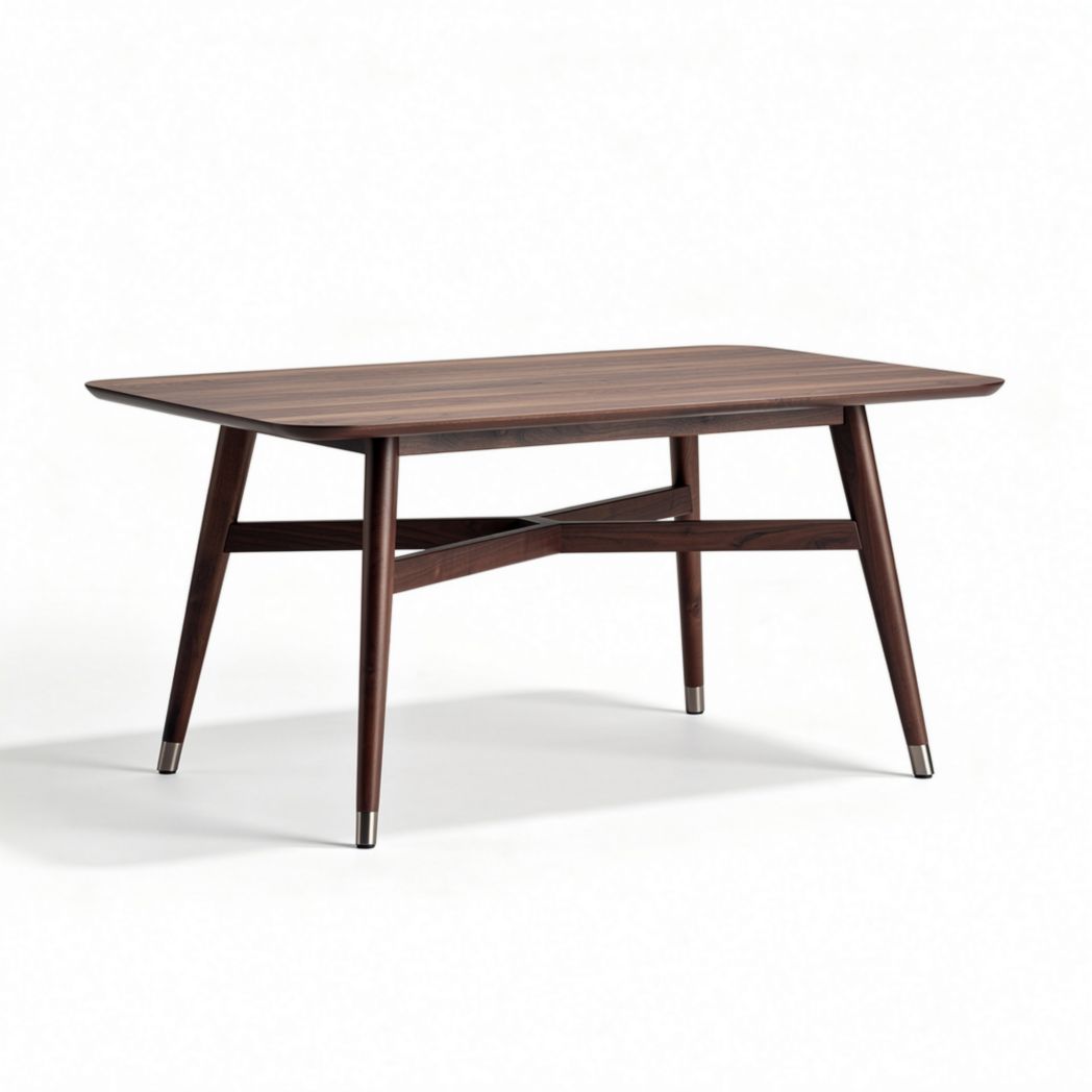 Wooden Dining Table for Home or Office Use, Oak Finish, 150 x 80 x 75cm