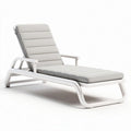 Aluminum Adjustable Outdoor Lounge Chair – Suitable for Patio Use – Fabric Cushion – 200 x 70 x 40cm